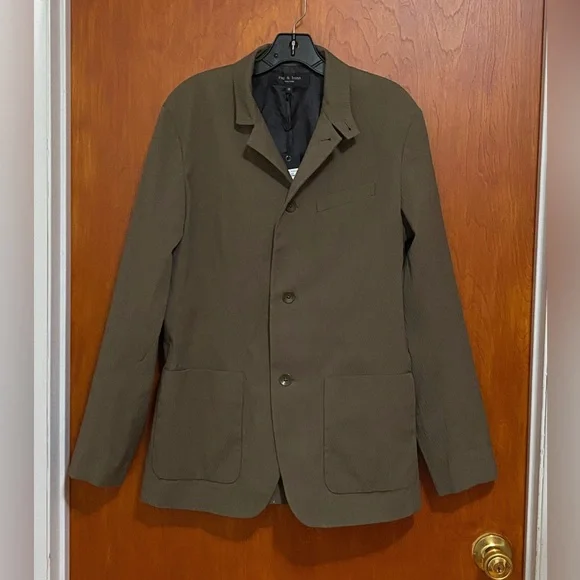 RAG & BONE Kent Seersucker Blazer size 38